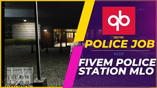 Fivem Qbcore police job script with fivem police station mlo Free  Fivem Roleplay scripts [upl. by Eihcra999]