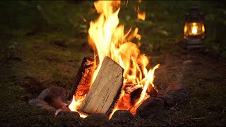 Lagerfeuer 🔥12 Stunden 4K UHD mit Knistern und Naturgeräuschen Keine Musik Fire Kitchen ASMR 🔥🔥 [upl. by Alburg514]