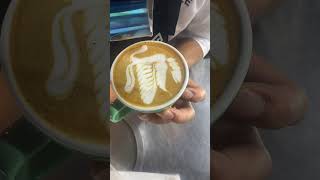 cappuccino baristas coffeeart coffee coffeart latteartclass latteart latte coffeelatte [upl. by Yema]