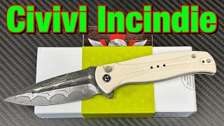 Civivi Incindie button lock folding knife  New release [upl. by Gennifer]