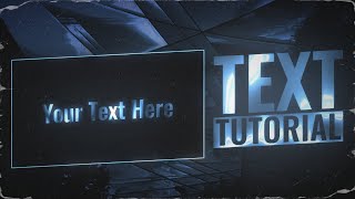 ALIGHT MOTION TEXT TUTORIAL \  Ae Inspired Glow Text  free xml preset [upl. by Dry]