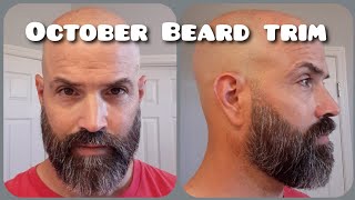 October Beard Trimming Tutorial 2021 [upl. by Aivyls]