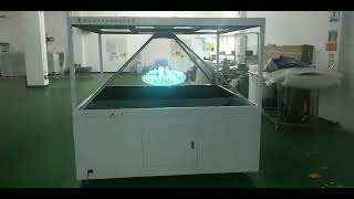 2MX2m 360°holographic display cabinet [upl. by Ellinger]