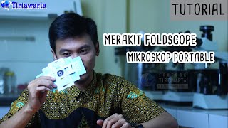 TUTORIAL Merakit Mikroskop Kertas Origami FOLDSCOPE [upl. by Atived]