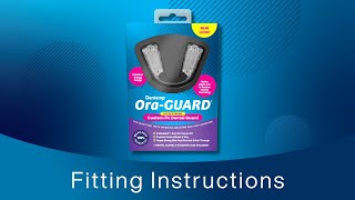 Dentemp OraGUARD Dental Guard Fitting Instructions [upl. by Caneghem]