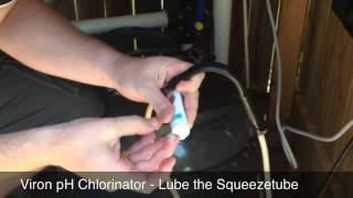 Viron pH Chlorinator  Lube the Squeezetube [upl. by Airotel948]