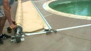 Pool Cover Specialists® PowerTrak™ SemiAutomatic Pool Cover System [upl. by Sivolc]