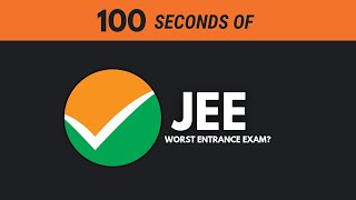 JEE in 100 seconds  worst entrance exam ever [upl. by Hairaza]