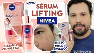 SÉRUM LIFTING NIVEA Cellular Expert Lift com 10x mais Bakuchiol Resenha Resultados em 1 Semana [upl. by Angeli9]