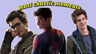 andrew garfield being the most chaotic spiderman for 9 minutes straight [upl. by Riffle]