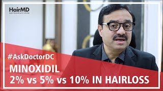 Minoxidil 2 vs 5 vs 10 For Male amp Female Hair Loss  HairMD Pune [upl. by Lirret952]