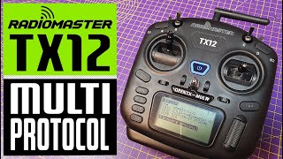 RadioMaster TX12 OpenTX 16 Ch Multi Protocol Radio  Entry Level RC Transmitter  First Look Review [upl. by Ytissahc]