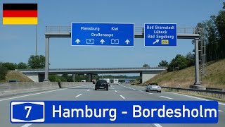 Germany A7 Hamburg  Bordesholm [upl. by Dionne]