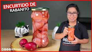 Receta de RABANITOS INCURTIDOS Rápido y Fácil  Sonqu [upl. by Hartmann]