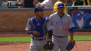 CHCPIT Rondon retires Jaso to pick up the save [upl. by Swann]