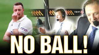 Ollie Robinsons Wicket Off A No Ball  Triple M Cricket [upl. by Ekard683]