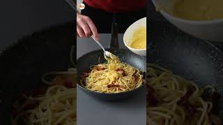 La VRAIE recette des carbo 🤤 carbonara carbo pates pasta recettefacile cuisinefacile [upl. by Yendroc]