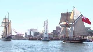 Tall Ships 2017 Parade of Sail Highlights [upl. by Submuloc]