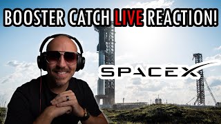 Live Reaction To Space X Booster Catch [upl. by Aissyla890]