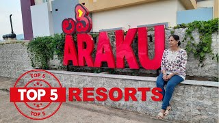 Top 5 Hotels and Resorts in Araku Valley  Visakhapatnam  Andhra Pradesh  REVIEW 2022 [upl. by Rheims]