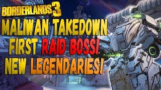 Borderlands 3 MASSIVE UPDATE FIRST BL3 RAID First RAID BOSS NEW Legendaries Mailwan Takedown [upl. by Schnorr]