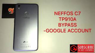 NEFFOS C7TP910A frp bypass v810 google account [upl. by Lamrouex]