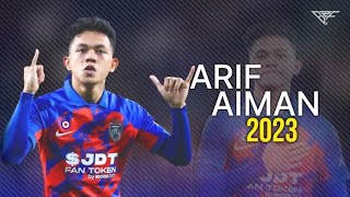 Arif Aiman 2023  Best Dribbling Skills amp Goals JDT [upl. by Alain]