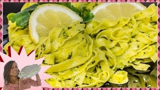 Fettuccine al Limone con Salsa al Prezzemolo [upl. by Hardin15]