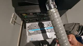 How To Replace The Toner In Ricoh IM C2010 Printer [upl. by Magnolia574]