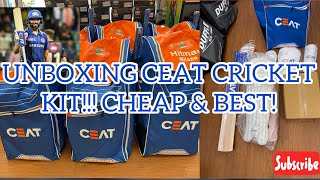 UNBOXING CEAT CRICKET KIT FOR JUNIORS  BEST KIT FOR BEGINNERS rohitsharmahitmancricketkit 💯💯🔥 [upl. by Sokcin]