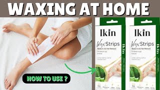 ikin wax strips review  ikin wax strips kaise use kare [upl. by Buke]