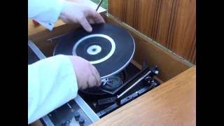 HMV Stereomaster radiogram 2419  Pt1 BSR turntable servicing [upl. by Vivyan]