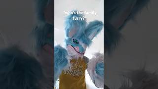 Kandi looks so silly unbrushed p furry cosplay fursuiters cosplaycostume quadrobist dinomask [upl. by Anier]