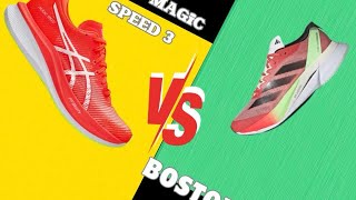 Chọn adidas boston 12 hay magic speed 3 [upl. by Ahtabbat]