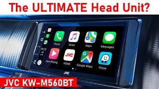 The ULTIMATE Car Head Unit UNDER £300 JVC KWM560BT Demo amp Overview [upl. by Ardiekal]