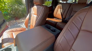 Katzkin Custom 2015 Ford F150 Brown Leather Seats f150 [upl. by Alioz]