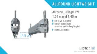 Layher AllroundGerüst Lightweight  Die neue Generation [upl. by Kcirnek]