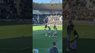 Plymouth argyle Andre Gray in warm up v Preston 261024 pafc plymouthargyle [upl. by Rodama]