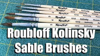 Roubloff Kolinsky Sable Brushes [upl. by Eisned]