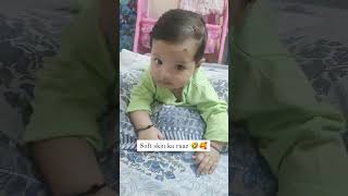 Vedu ki soft soft skin ka raaz 🤣 funnymoments babygirl cutebaby [upl. by Leraj209]