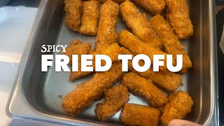 Making Deep Fried Tofu [upl. by Gaynor753]