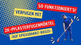 2Komponenten Pflasterfugenmörtel auf EpoxidharzBasis  trendyBAU  unkrautfreie Fugen [upl. by Yadsendew]