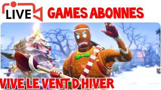 FORTNITE LIVE PS5  JOYEUX Noël a tous  GAMES ABONNES [upl. by Sima301]