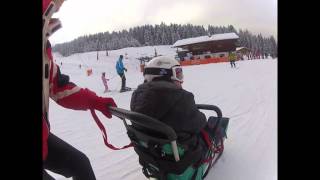 Skifahren mit Menschen mit Behinderungen  BiSki DualSki [upl. by Alyssa]