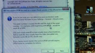 iOS 511 Untethered Jailbreak  ultrasn0w Unlock mit Absinthe 204 [upl. by Yendirb]