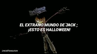 El Extraño Mundo de Jack  ¡Esto es Halloween  Letra [upl. by Ezarras]