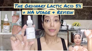 THE ORDINARY LACTIC ACID 5  HA  EVERYTHING YOU SHOULD KNOW  HINGLISH  INDIAN LACTIC ACID ROUTINE [upl. by Noiek]