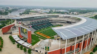 Baylor University Campus  Waco  McLane Stadium  Magnolia Silo  Balcones  Dr Pepper [upl. by Hermann846]