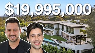 INSIDE A 20000000 NEW CONSTRUCTION MODERN WITH JOSH PECK [upl. by Imik]