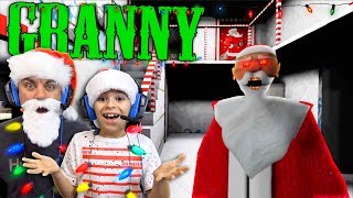 Christmas At Grannys House Granny Horror Game [upl. by Ferguson839]